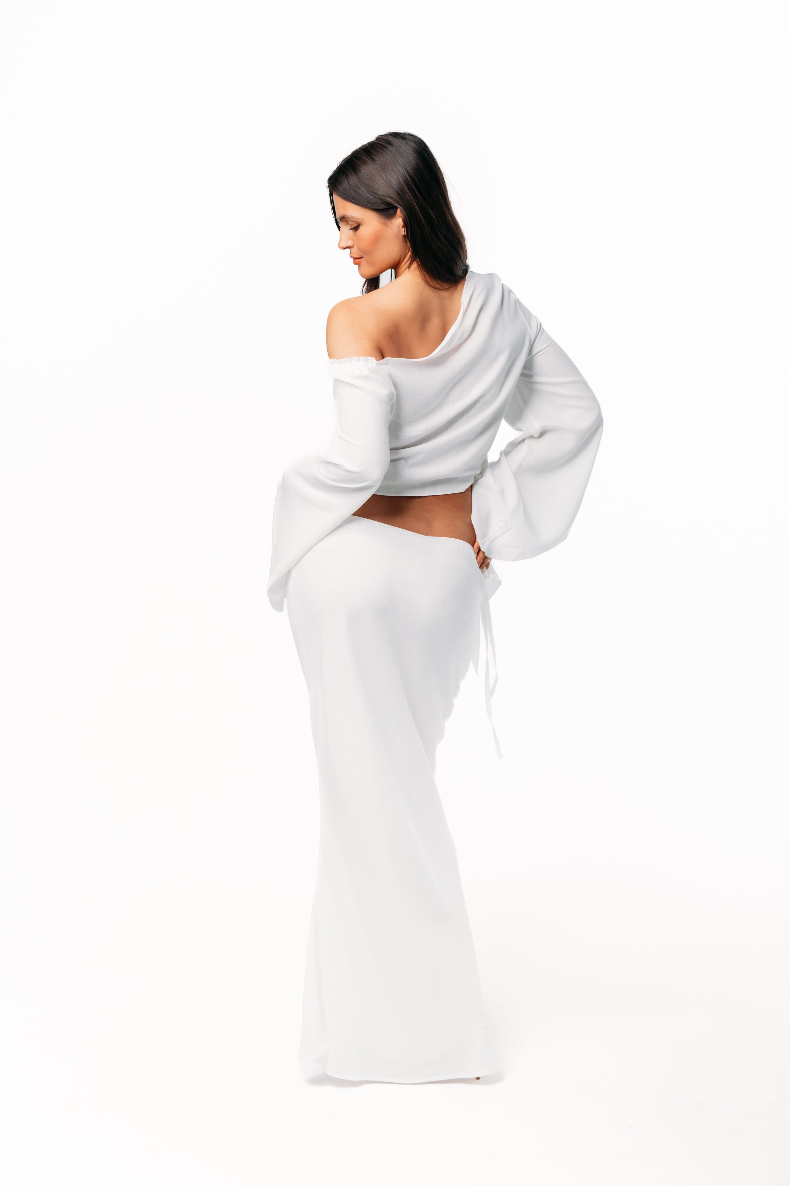 Isola Maxi Skirt - Off-White