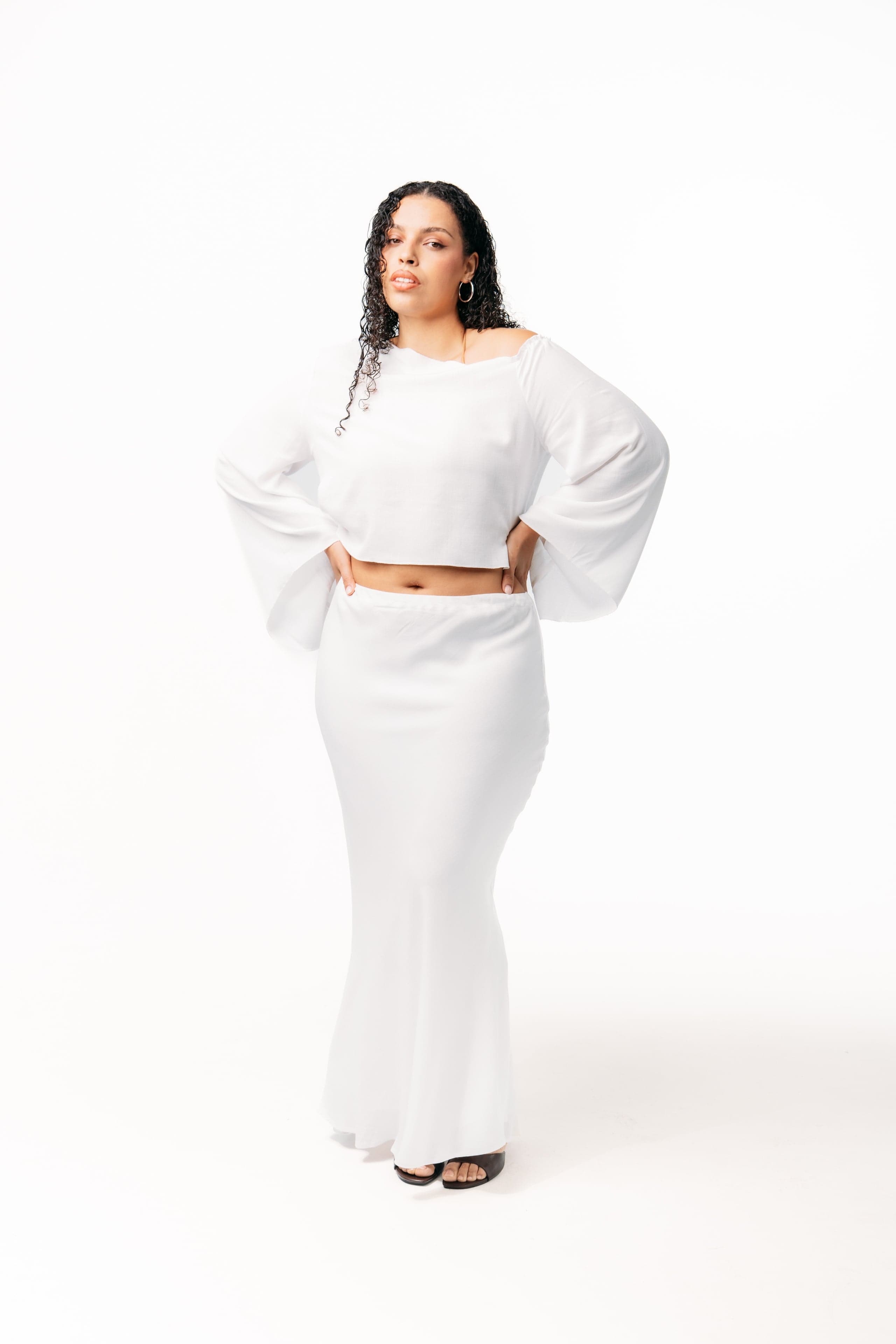 Ivorie Studio Skirt Isola Maxi Skirt - Off-White