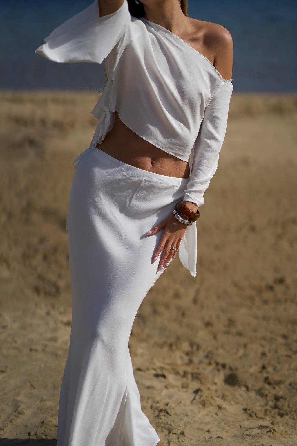 Ivorie Studio Skirt Isola Maxi Skirt - Off-White