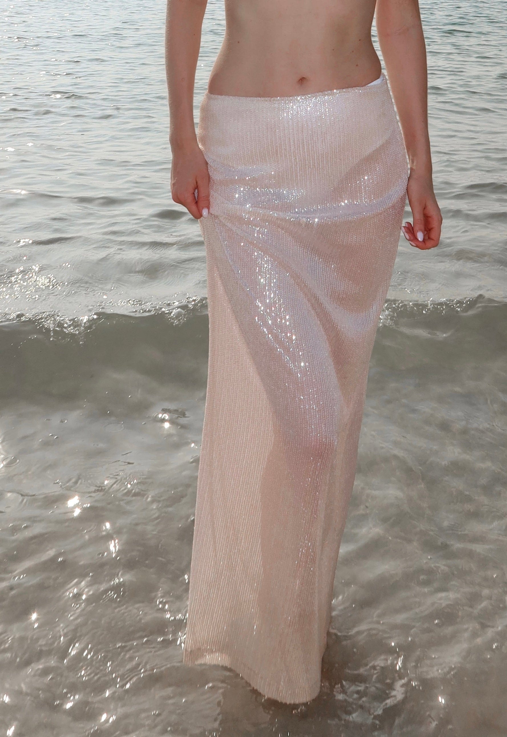 Ivorie Studio Sparkles Sequin Skirt