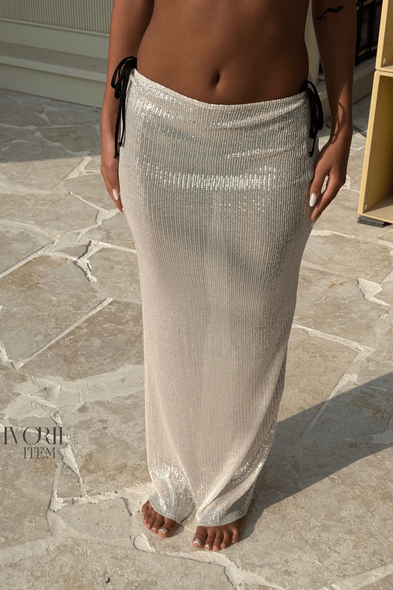 Ivorie Studio Sparkles Sequin Skirt