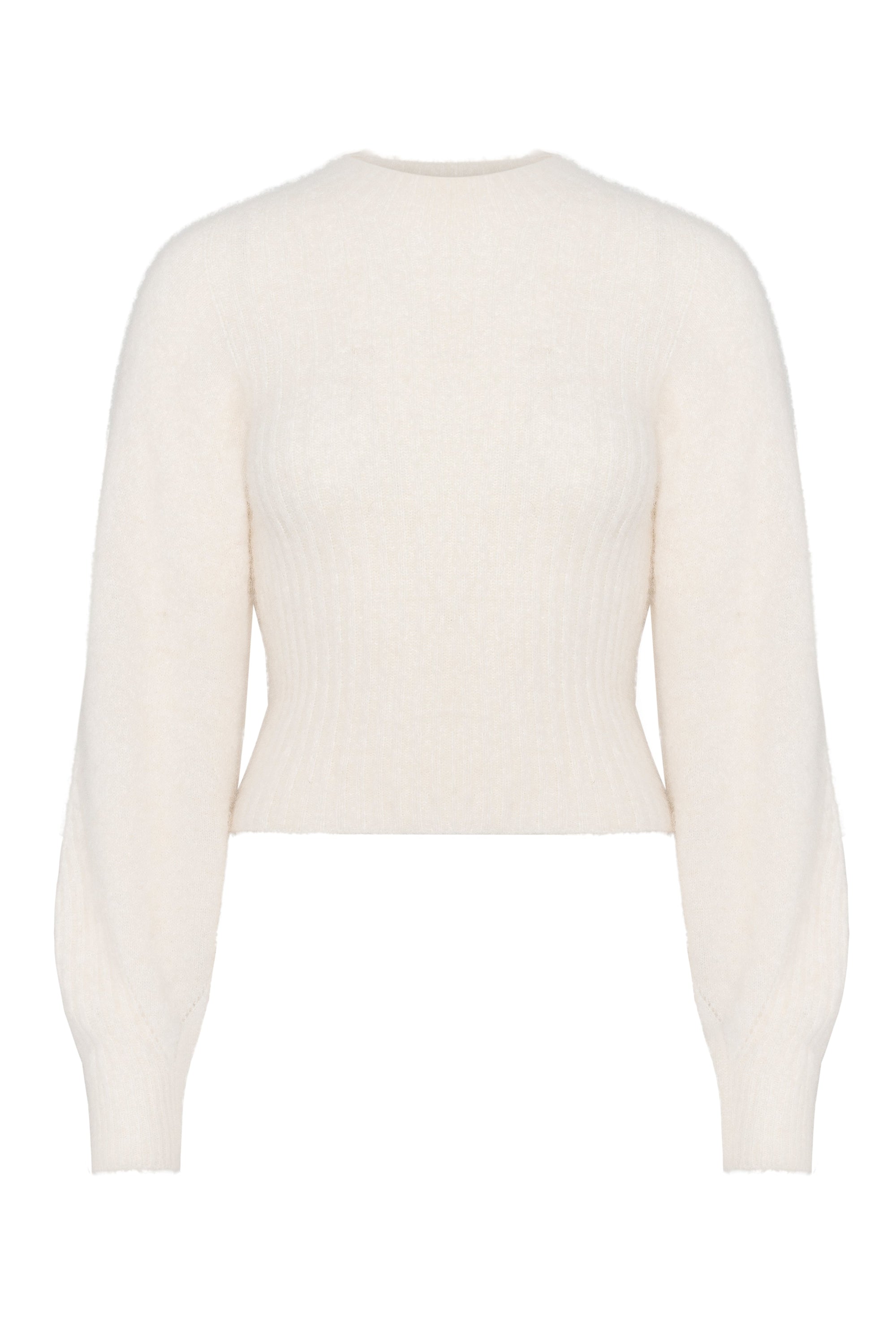 Ivorie Studio Sweater Chloe Wool Sweater - White