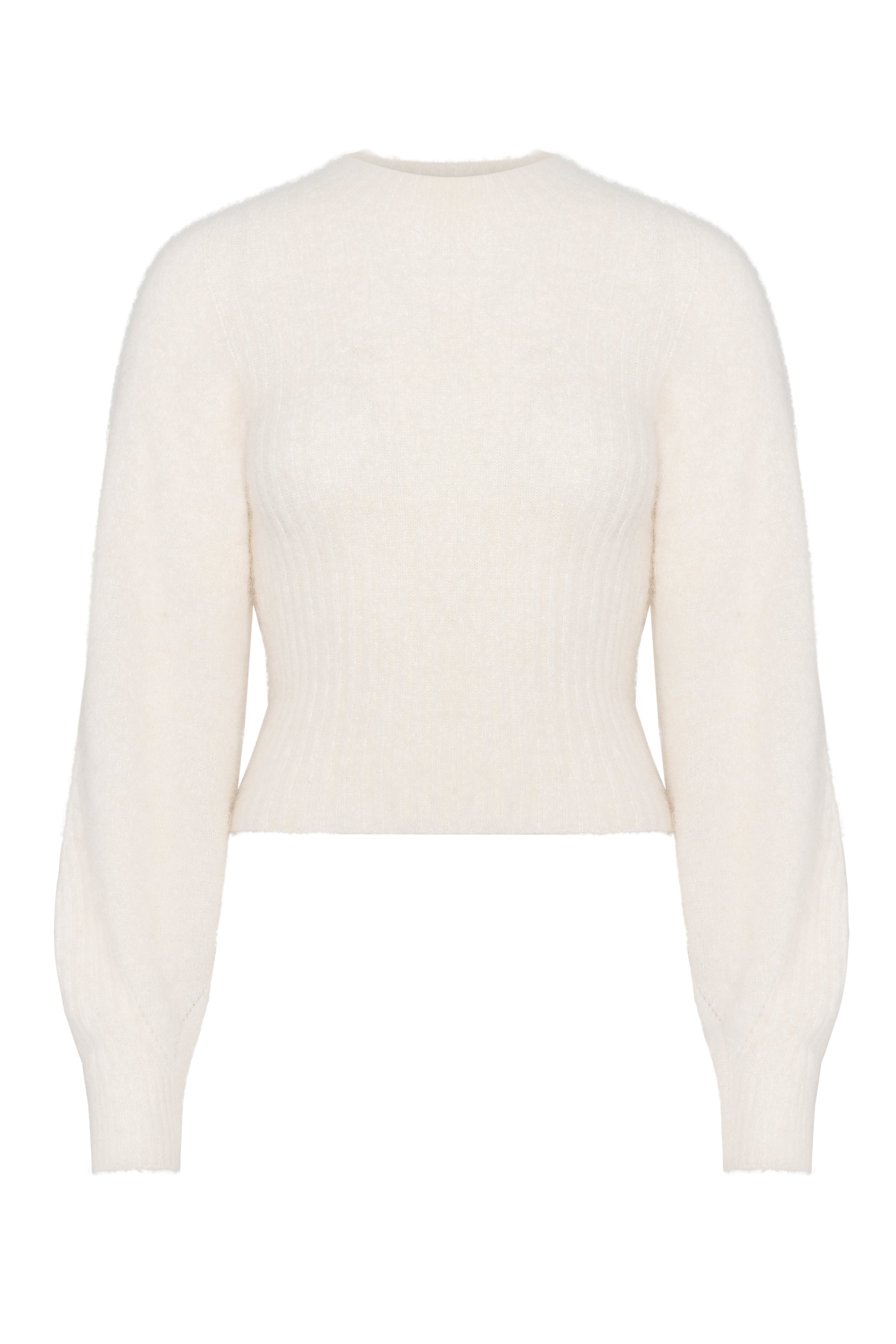 Ivorie Studio Sweater Chloe Wool Sweater - White