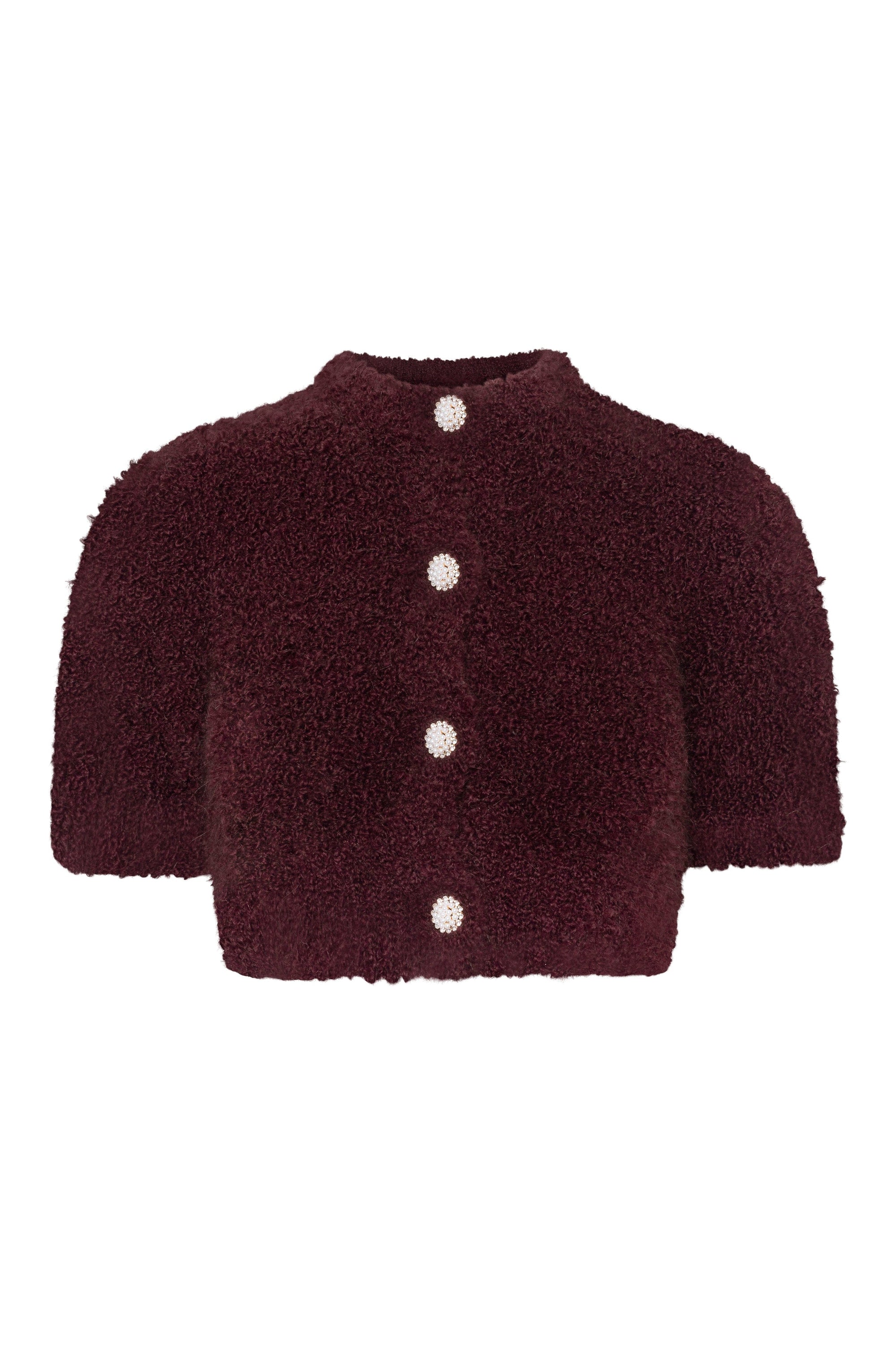 Ivorie Studio Sweater Penelope Top  - Burgundy