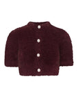 Ivorie Studio Sweater Penelope Top  - Burgundy