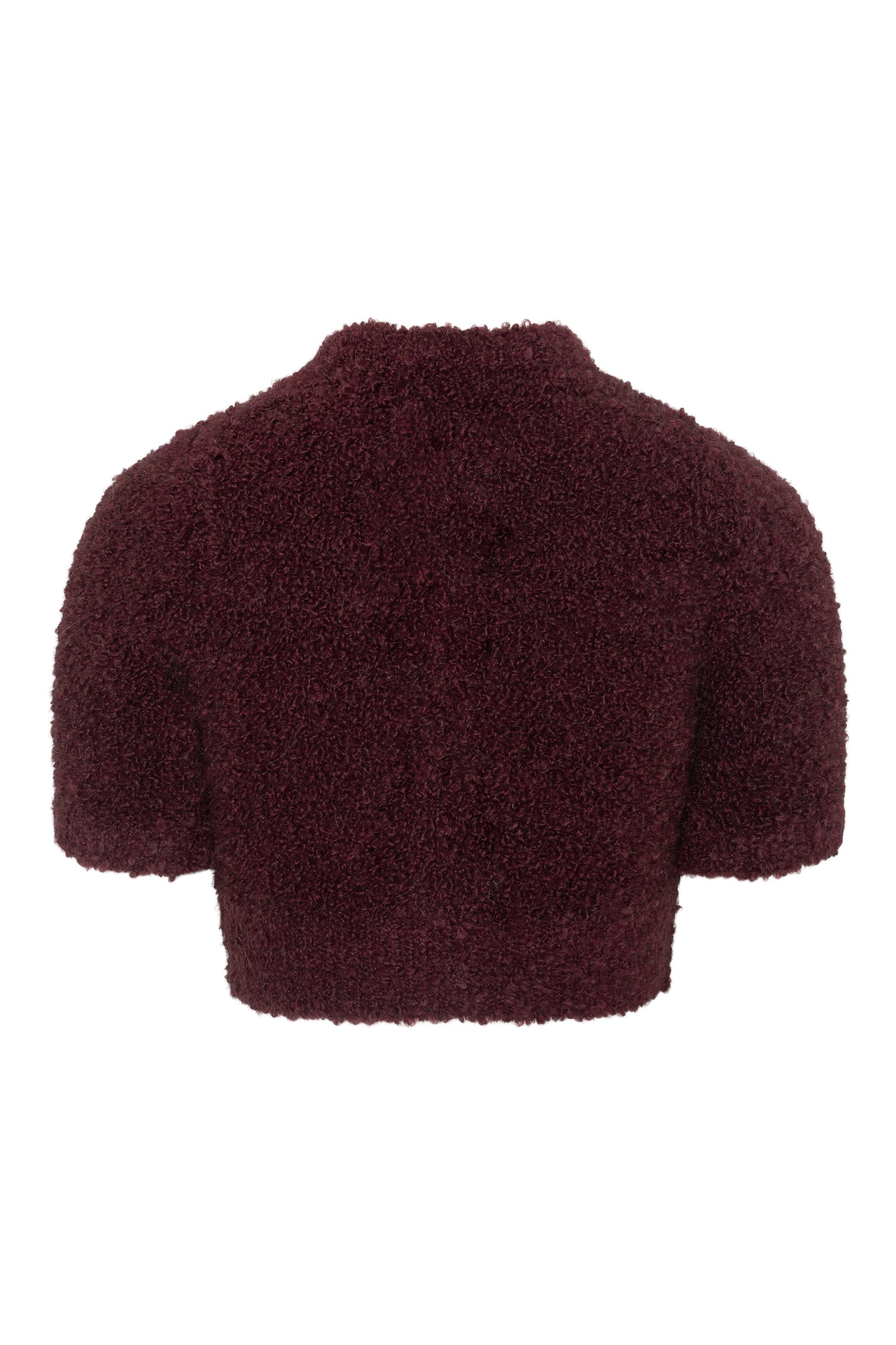 Ivorie Studio Sweater Penelope Top  - Burgundy