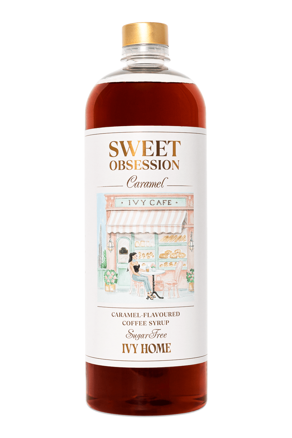 Ivorie Studio Sweet Obsession Caramel Coffe Syrup - Sugar Free - 1L