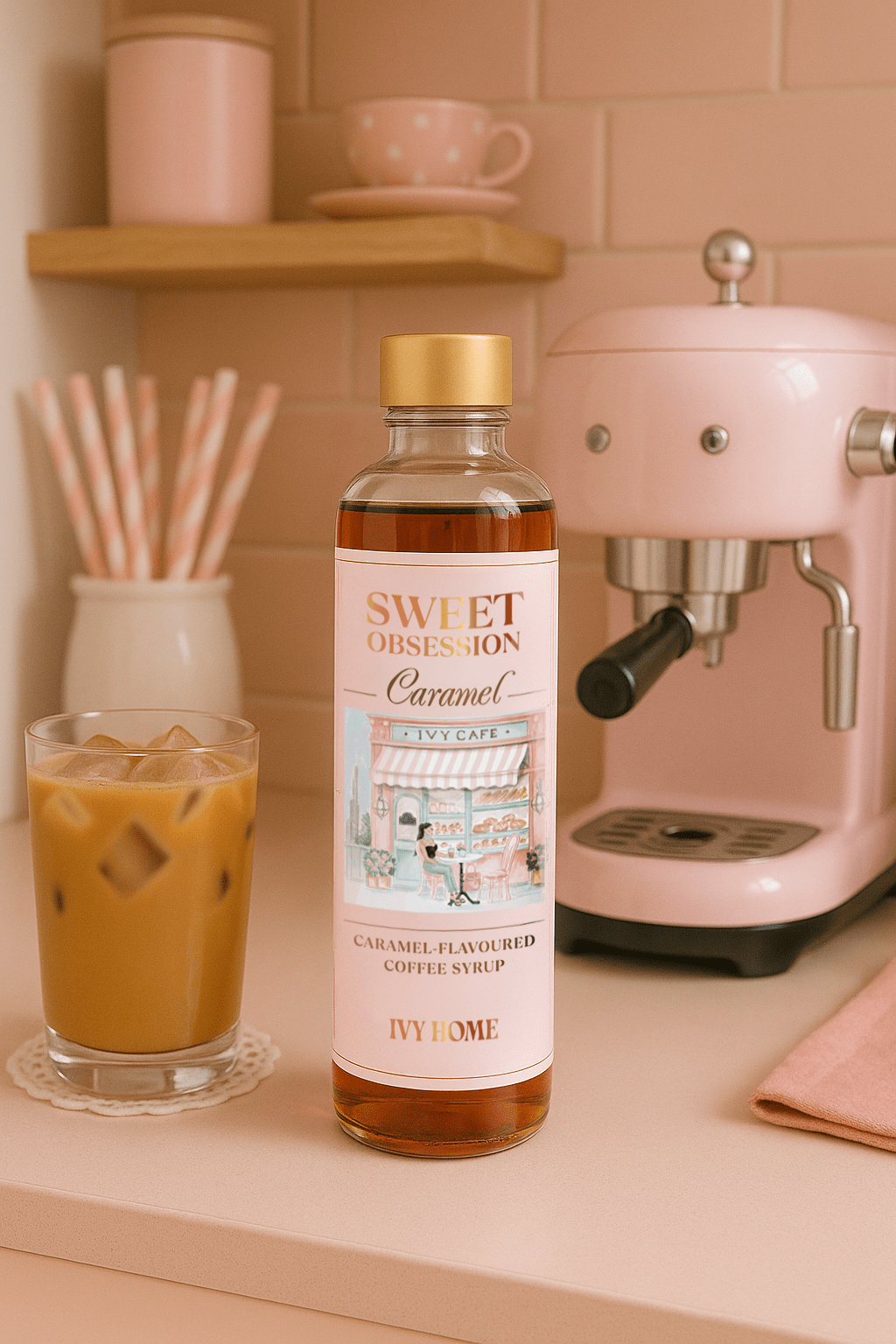 Ivorie Studio 330 ml / Original Caramel Sweet Obsession Caramel Coffee Syrup