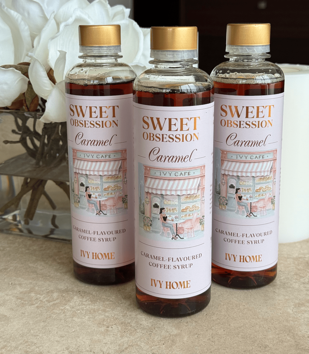 Ivorie Studio 330 ml / Original Caramel Sweet Obsession Caramel Coffee Syrup