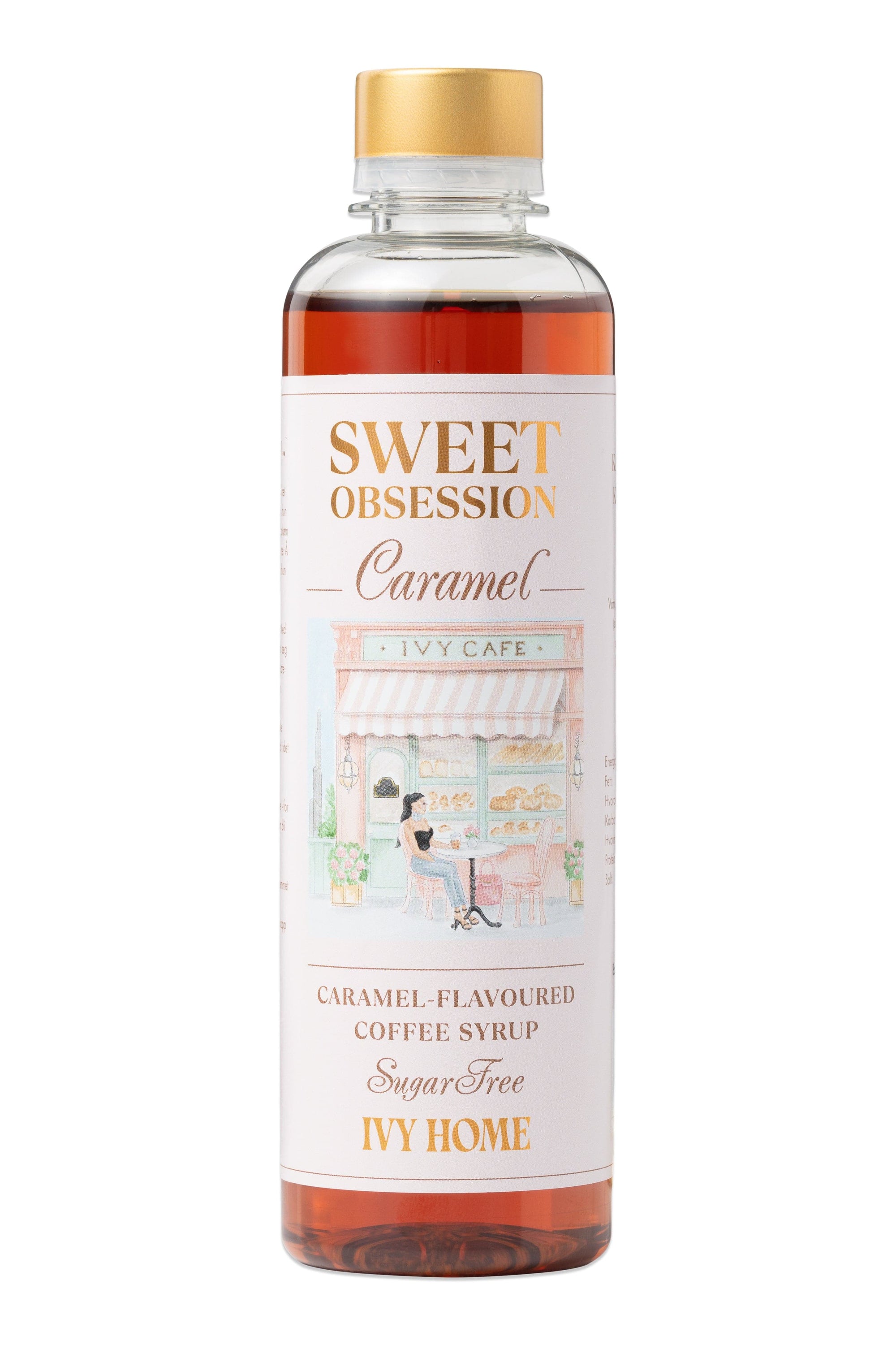 Ivorie Studio 330 ml / Sugar-Free Caramel Sweet Obsession Suger Free Caramel Coffee Syrup