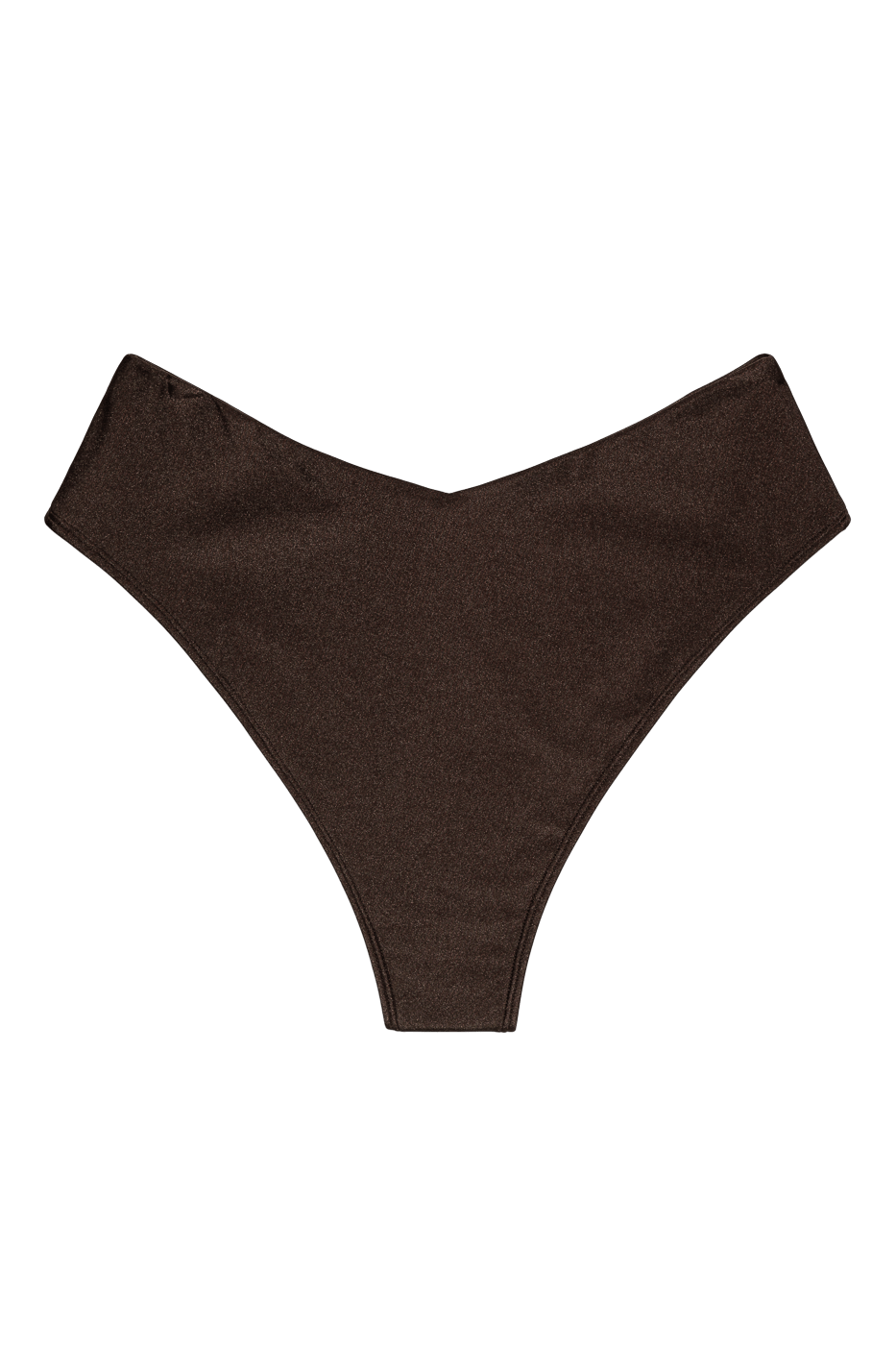 IVORIE STUDIO Swimwear and Beach Coverups Beach Club Bikini Bottom - Espresso Brown