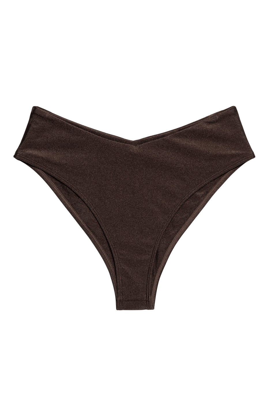 IVORIE STUDIO Swimwear and Beach Coverups Beach Club Bikini Bottom - Espresso Brown