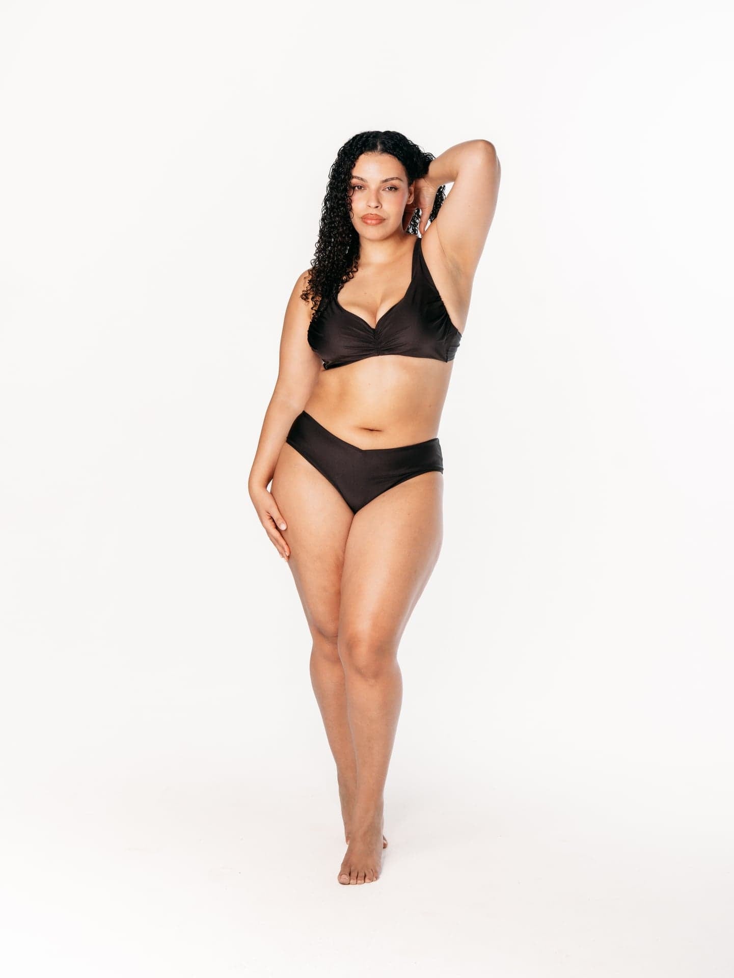 Ivorie Studio Swimwear and Beach Coverups Beach Club Bikini Bottom - Espresso Brown