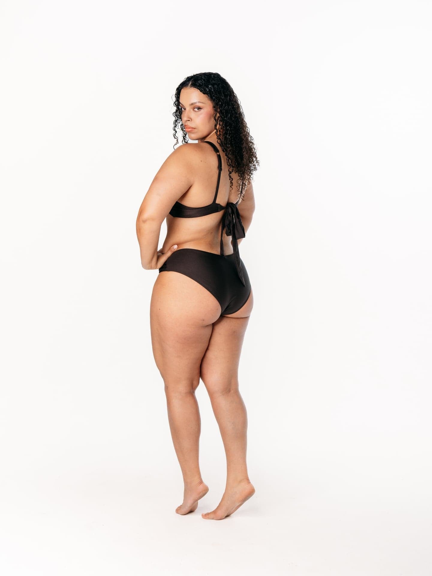 Ivorie Studio Swimwear and Beach Coverups Beach Club Bikini Bottom - Espresso Brown
