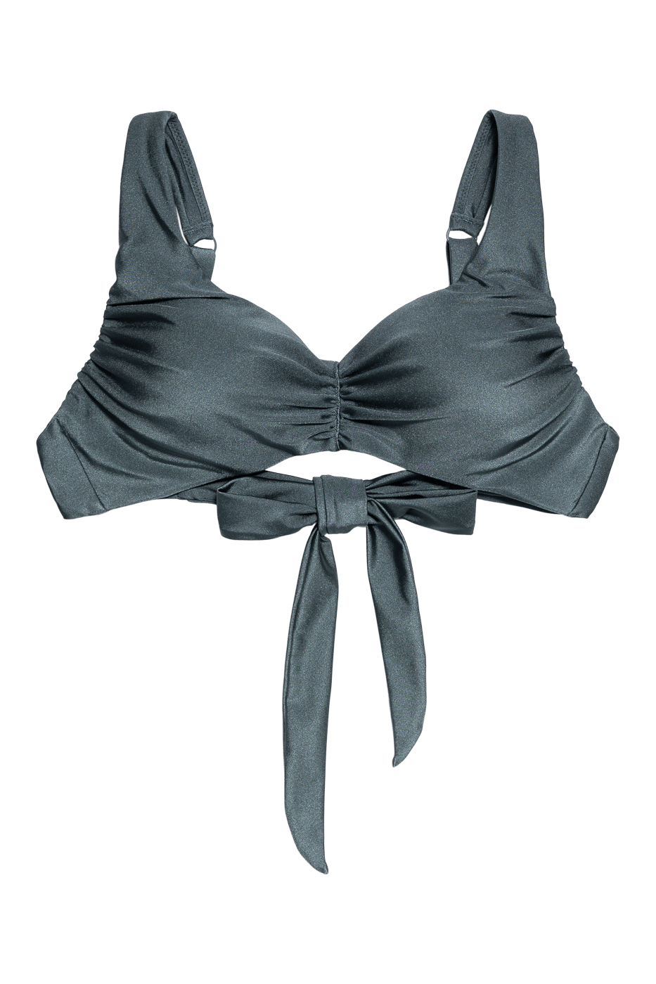 IVORIE STUDIO Swimwear and Beach Coverups Beach Club Bikini Top - Deep Teal blue
