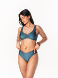 Ivorie Studio Swimwear and Beach Coverups Beach Club Bikini Top - Deep Teal Blue