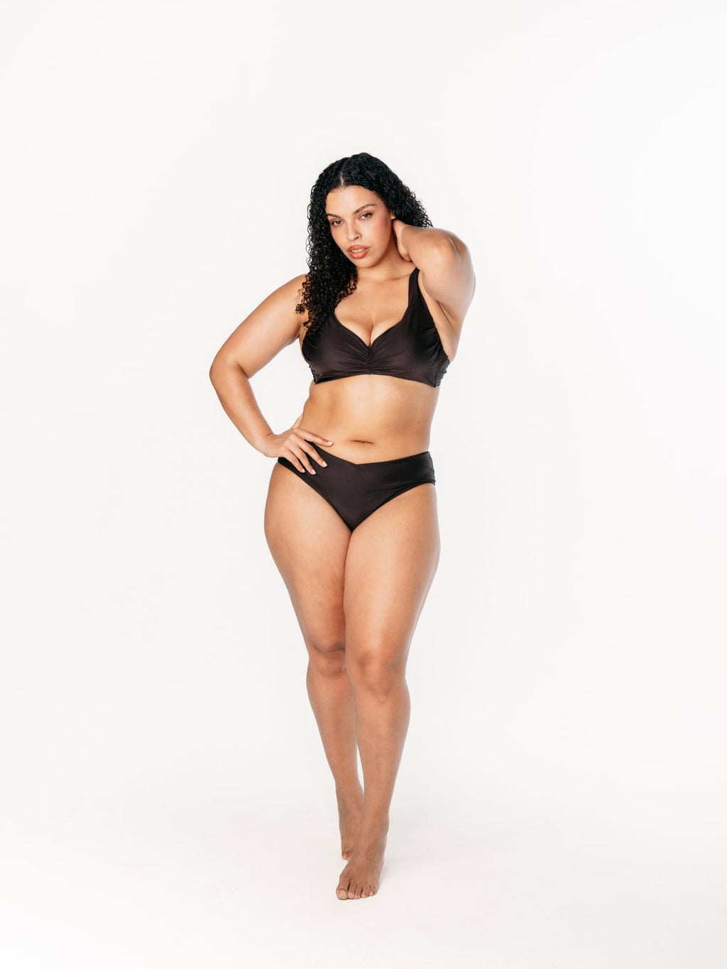 Ivorie Studio Swimwear and Beach Coverups Beach Club Bikini Top - Espresso Brown
