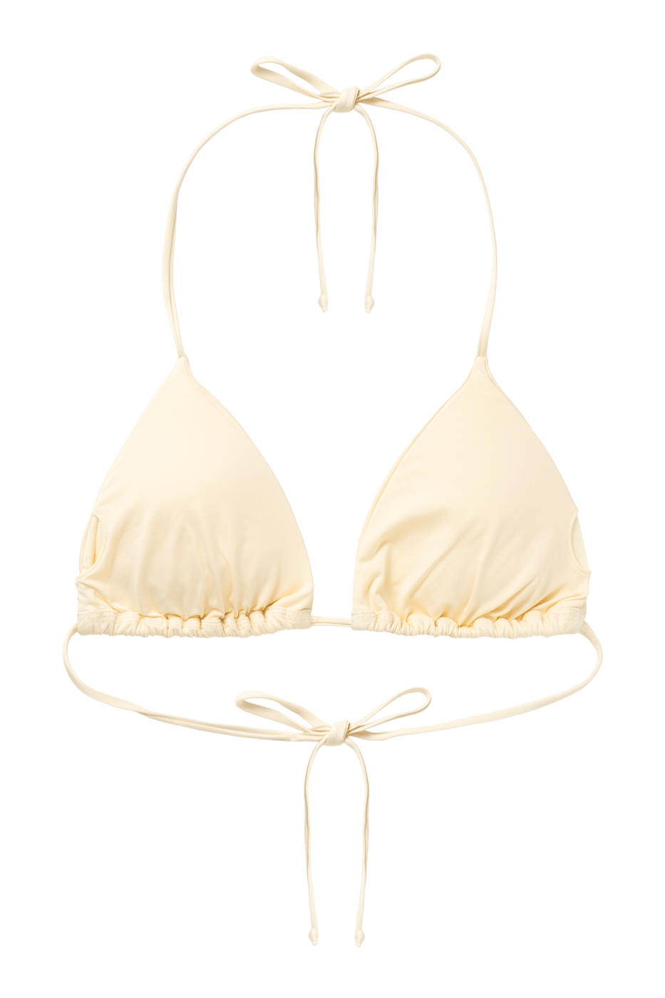 Ivorie Studio Swimwear and Beach Coverups Dubai Bikini Top - Pastel Yellow