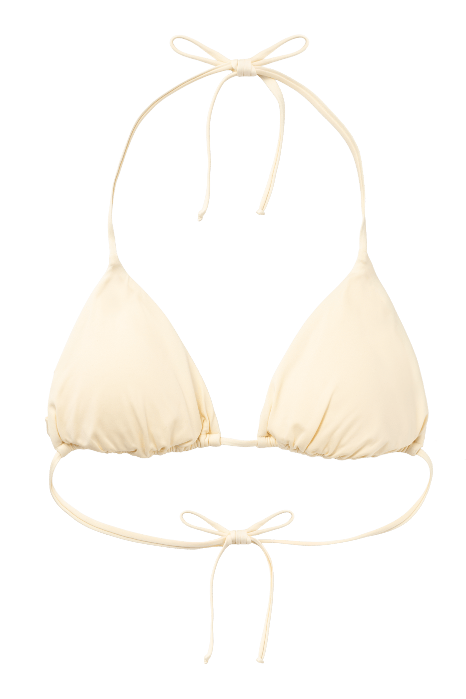 Ivorie Studio Swimwear and Beach Coverups Dubai Bikini Top - Pastel Yellow