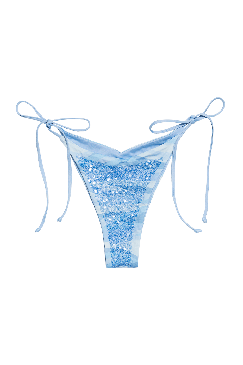 IVORIE STUDIO Swimwear and Beach Coverups Dubai Embellished Bottom - Deep Sea Blue