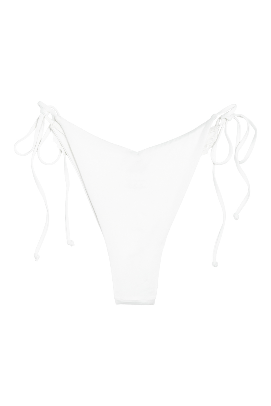 Ivorie Studio Swimwear and Beach Coverups Dubai Frill Bikini Bottom - White
