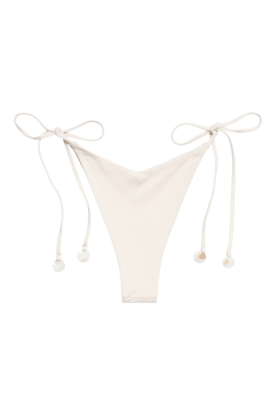 IVORIE STUDIO Swimwear and Beach Coverups Dubai Shell Bikini Bottom - Mother of pearl