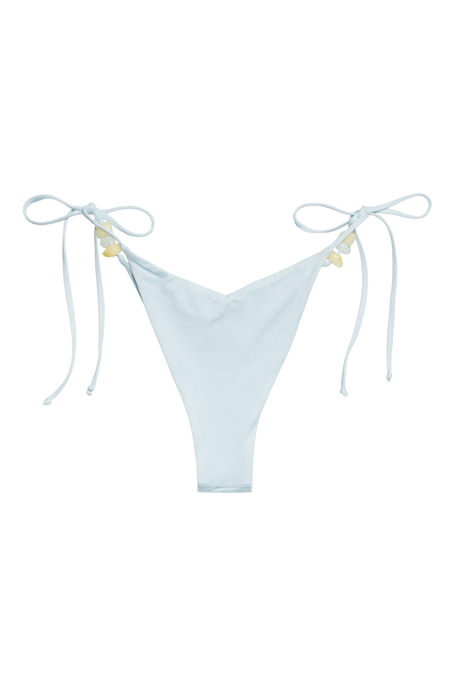 IVORIE STUDIO Swimwear and Beach Coverups Dubai Stone Bikini Bottom - Ice Blue