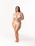 IVORIE STUDIO Swimwear and Beach Coverups Dubai Stone Bikini Top - Ice Blue