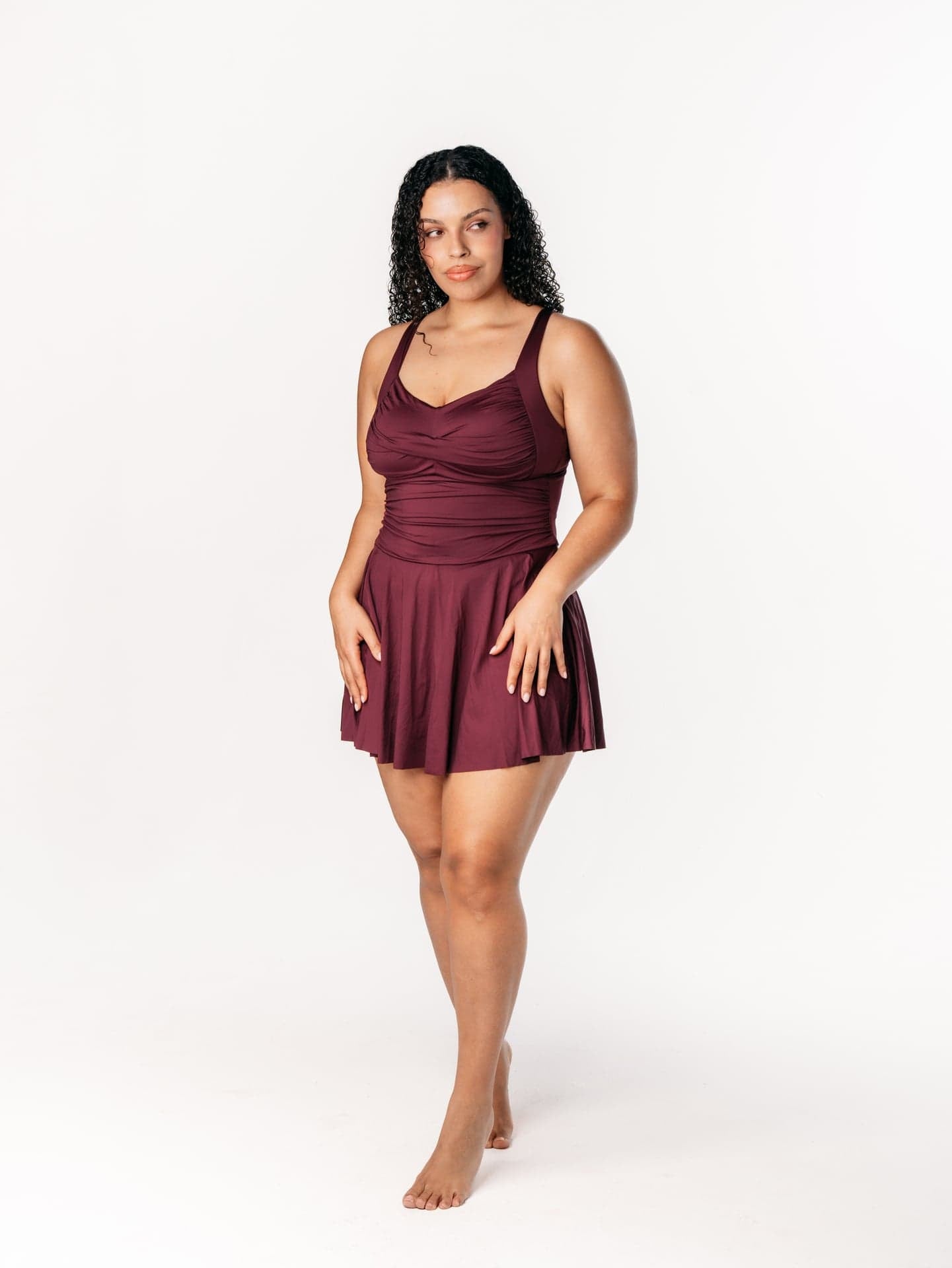 Ivorie Studio Swimwear and Beach Coverups Endless Summer Swimwear Dress - Windsor Wine