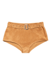 Ibiza Suede Mini Shorts - Suede Brown