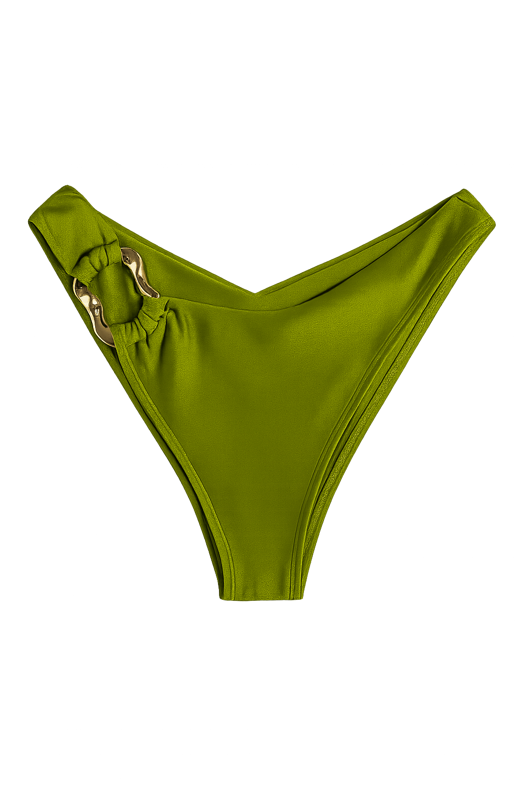 Ivorie Studio Swimwear and Beach Coverups Maldives Bikini Bottom - Palmtree Green