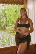 Ivorie Studio Swimwear and Beach Coverups Onesize The Airy Scarf Small - Espresso Brown