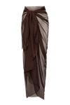 Airy Scarf Large - Espresso Brown