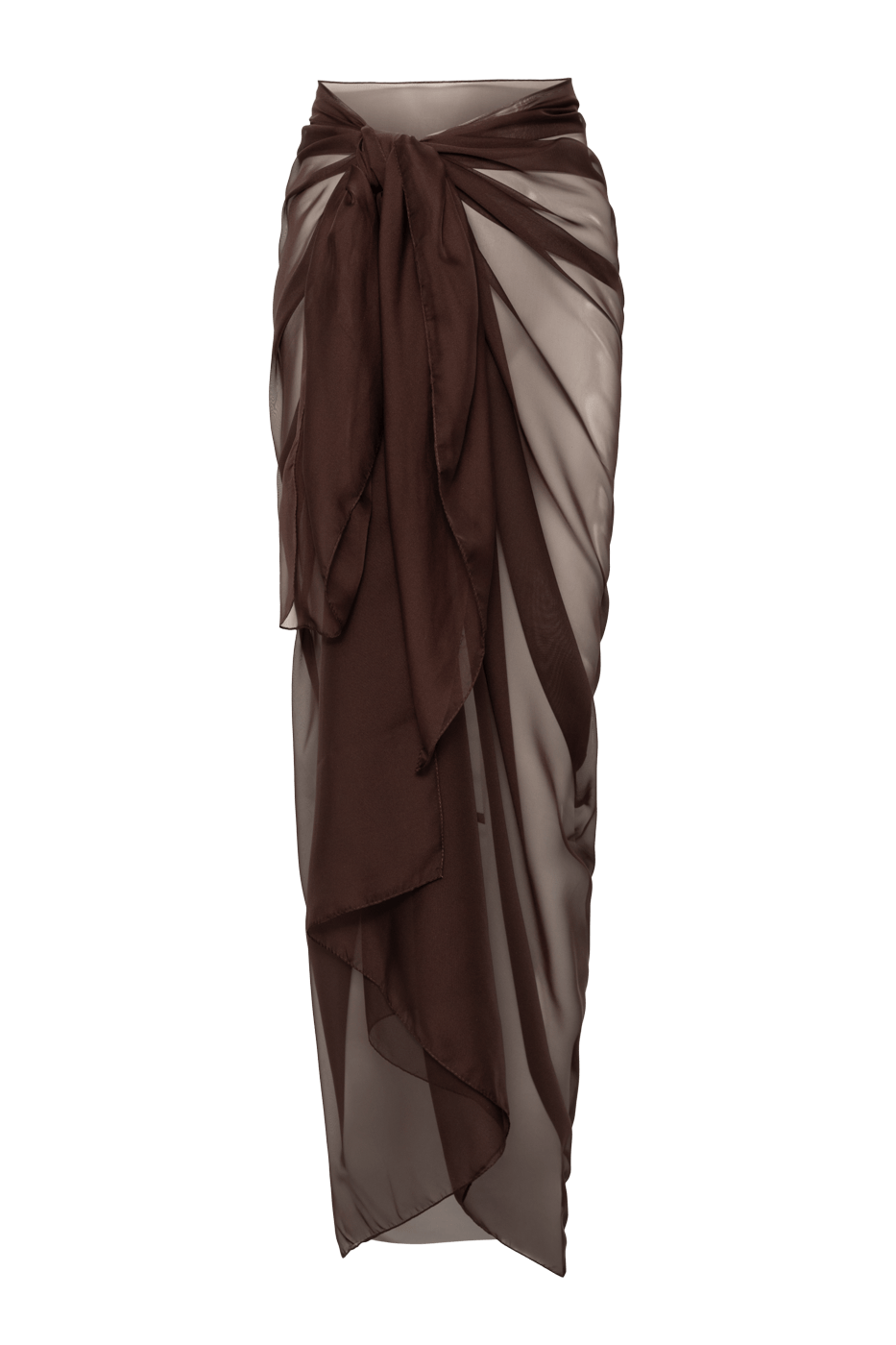 Ivorie Studio Onesize The Airy Scarf Large - Espresso Brown