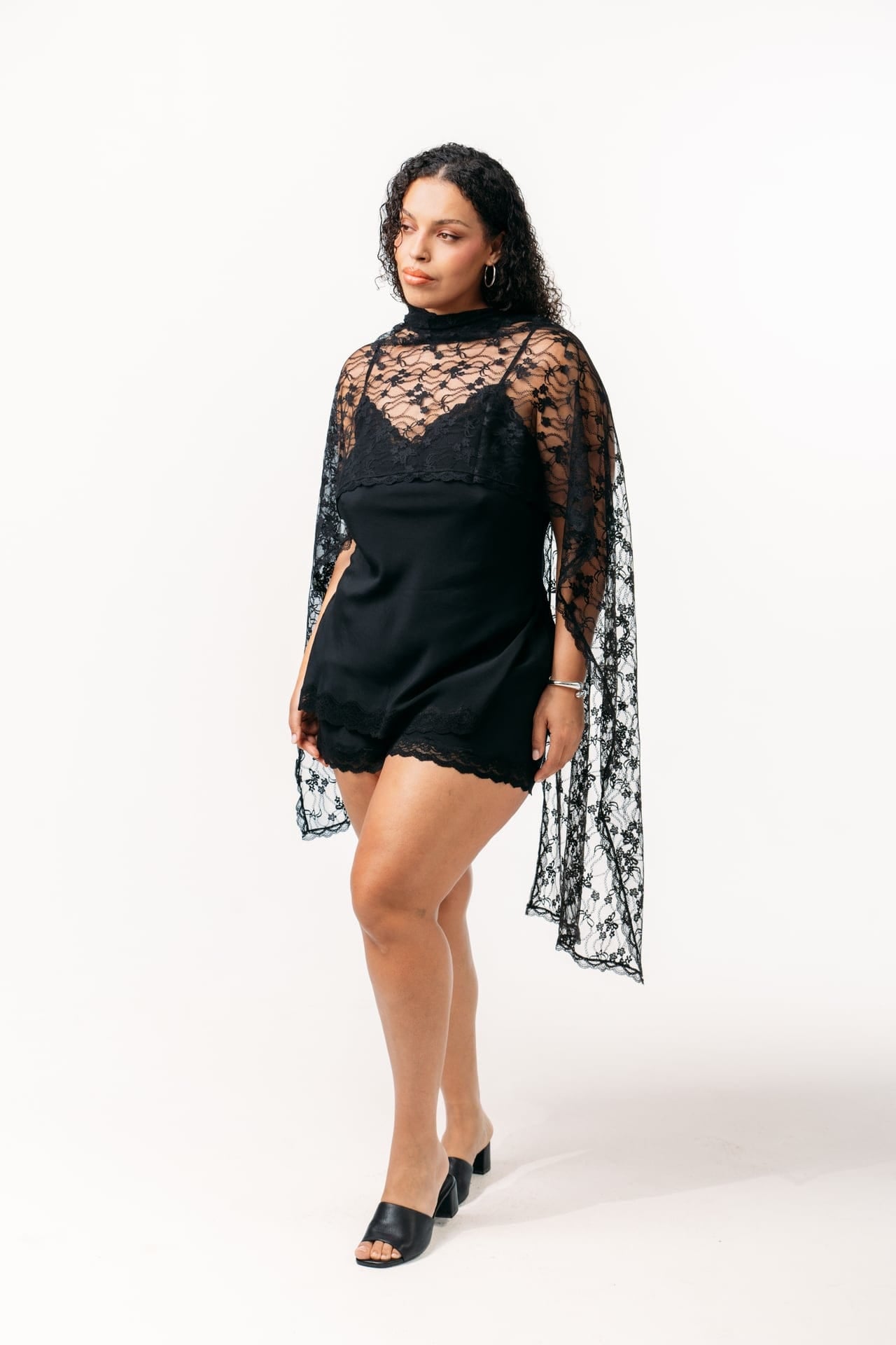 Ivorie Studio Top Bellini Lace Top - Black