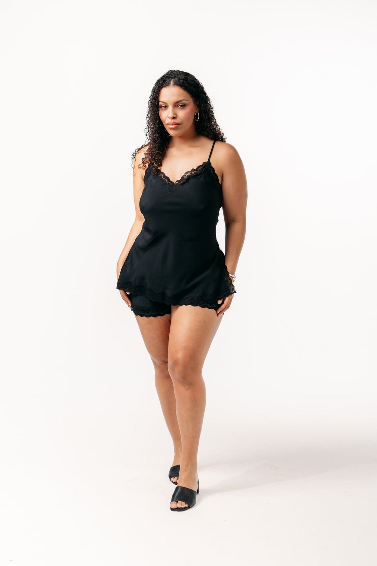 Ivorie Studio Top Bellini Lace Top - Black