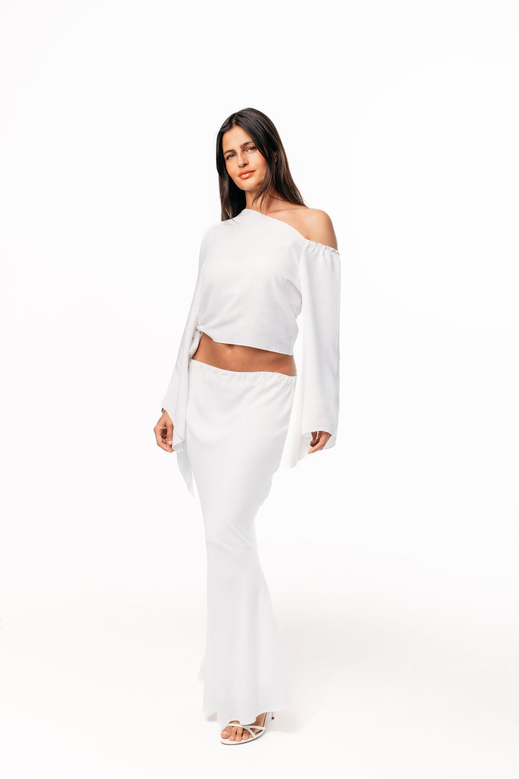 Ivorie Studio Top Canope Off Shoulder Top - Off-White