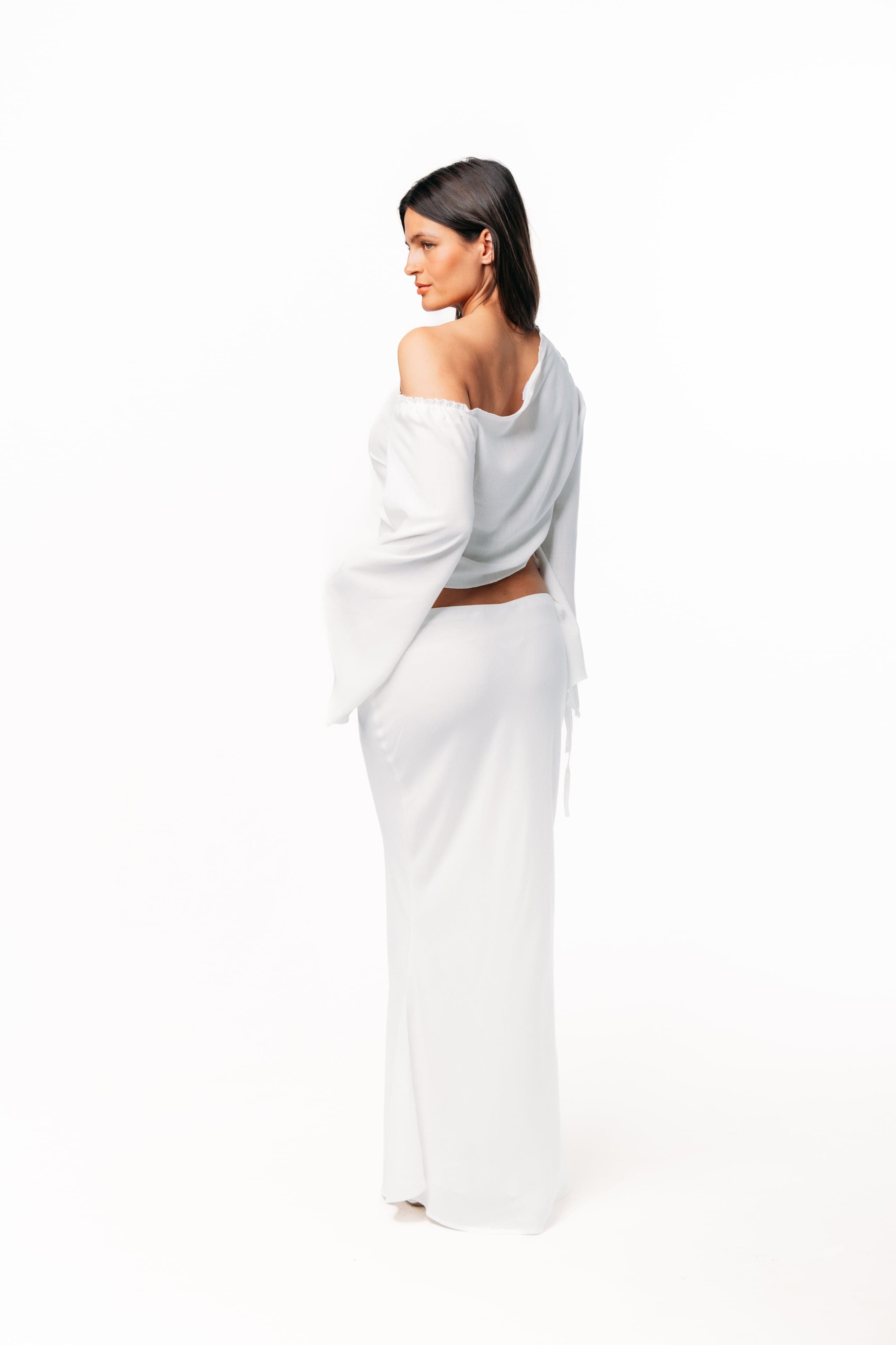 Ivorie Studio Top Canope Off Shoulder Top - Off-White
