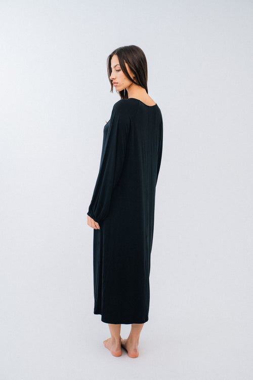 IVY HOME Cloud Lounge Dream Dress - Black