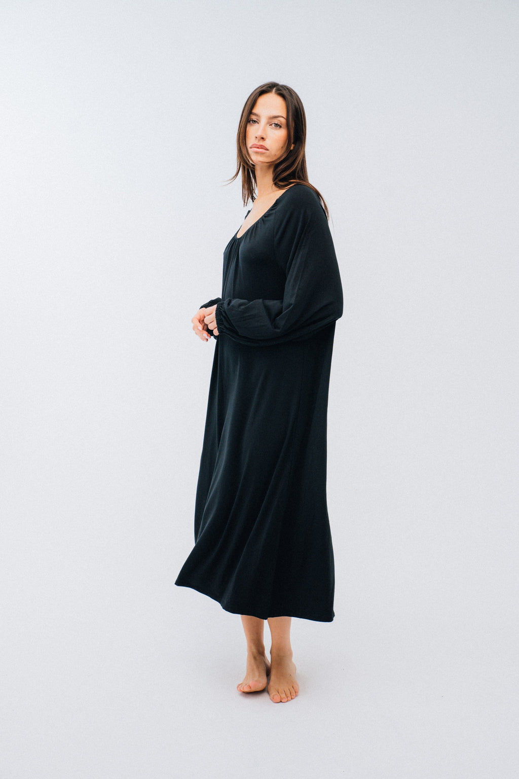 IVY HOME Cloud Lounge Dream Dress - Black