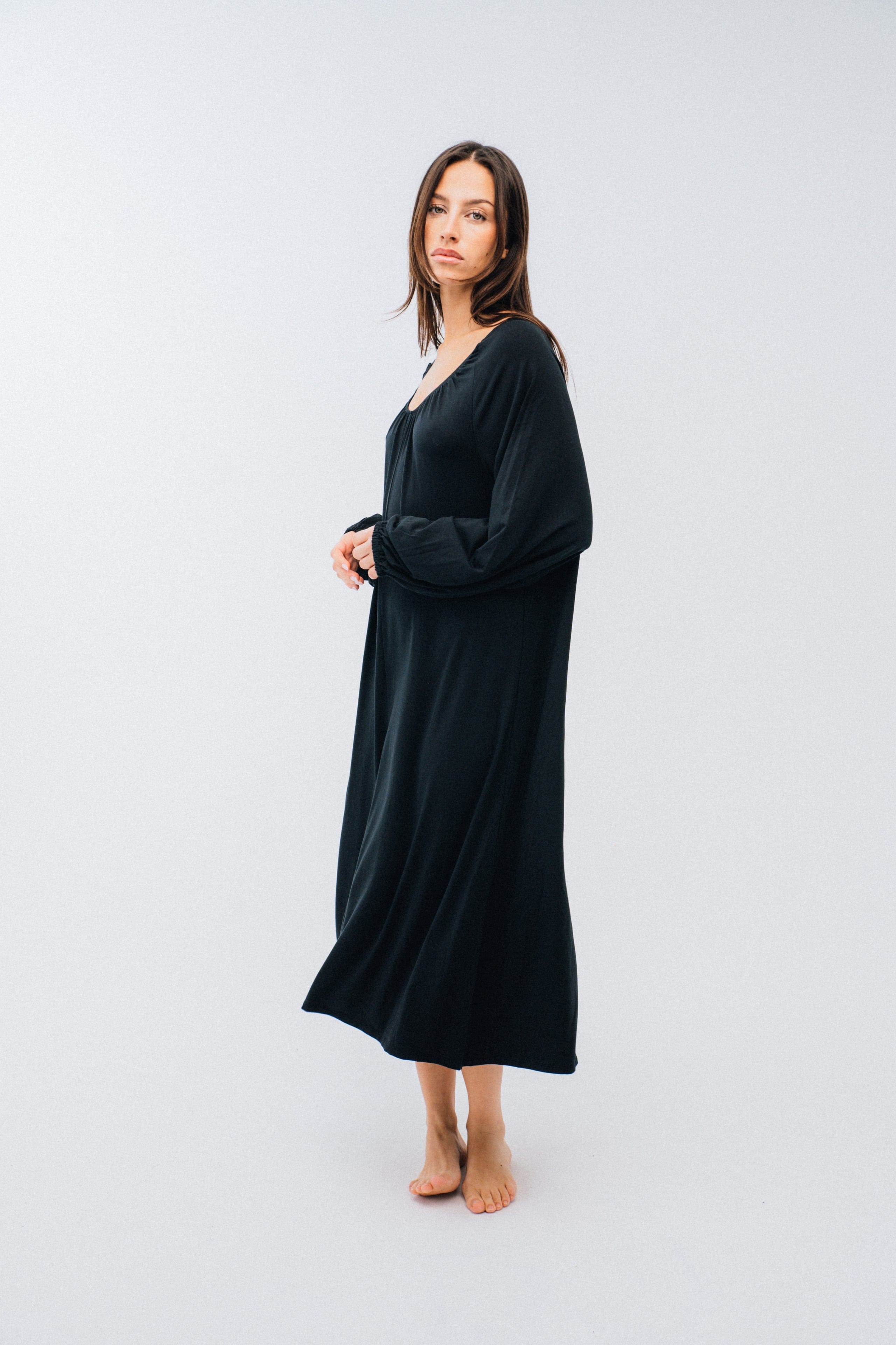 IVY HOME Cloud Lounge Dream Dress - Black