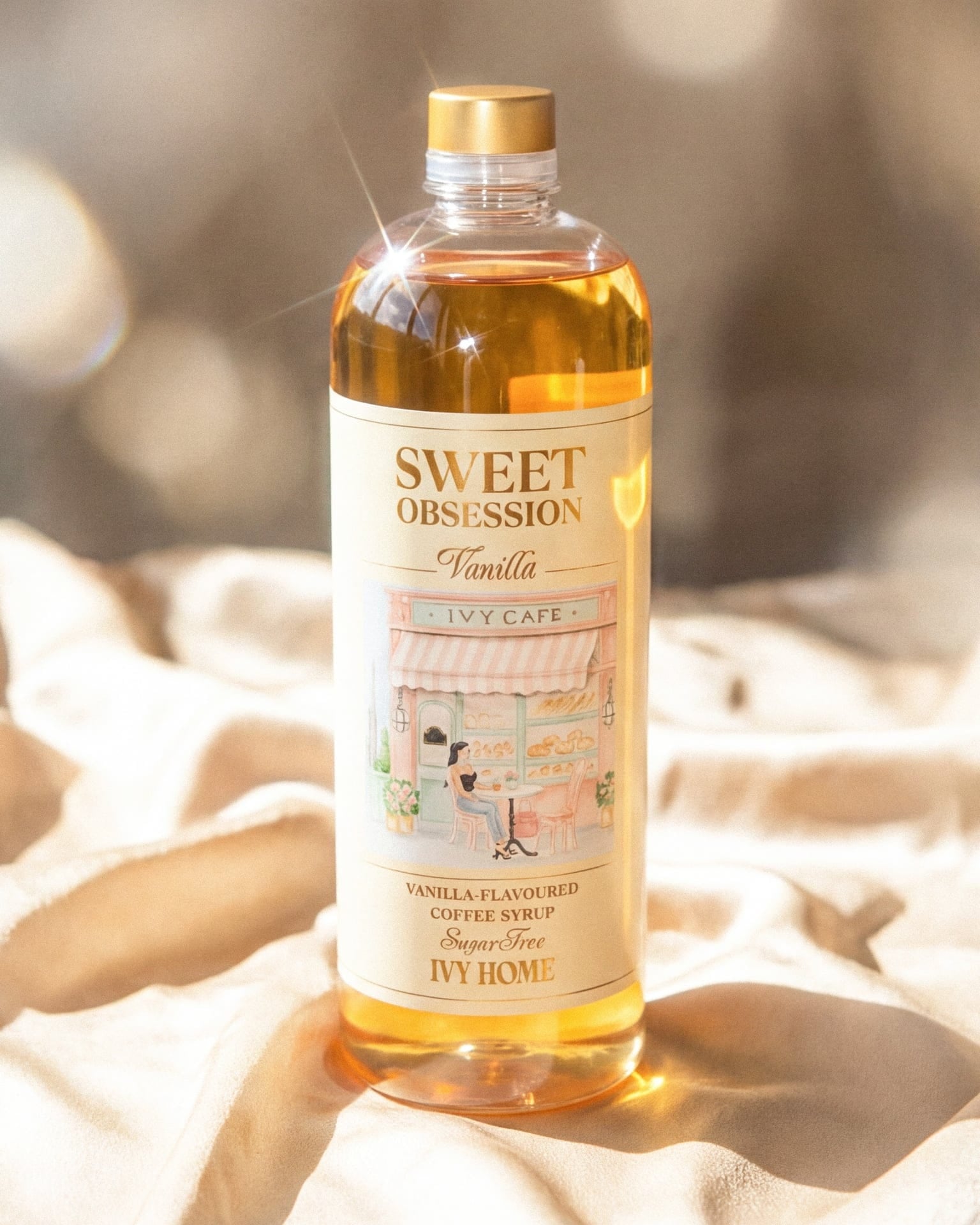 IVY HOME Food and Beverages Sweet Obsession Vanilla Coffee Syrup - Sugar Free - 1L