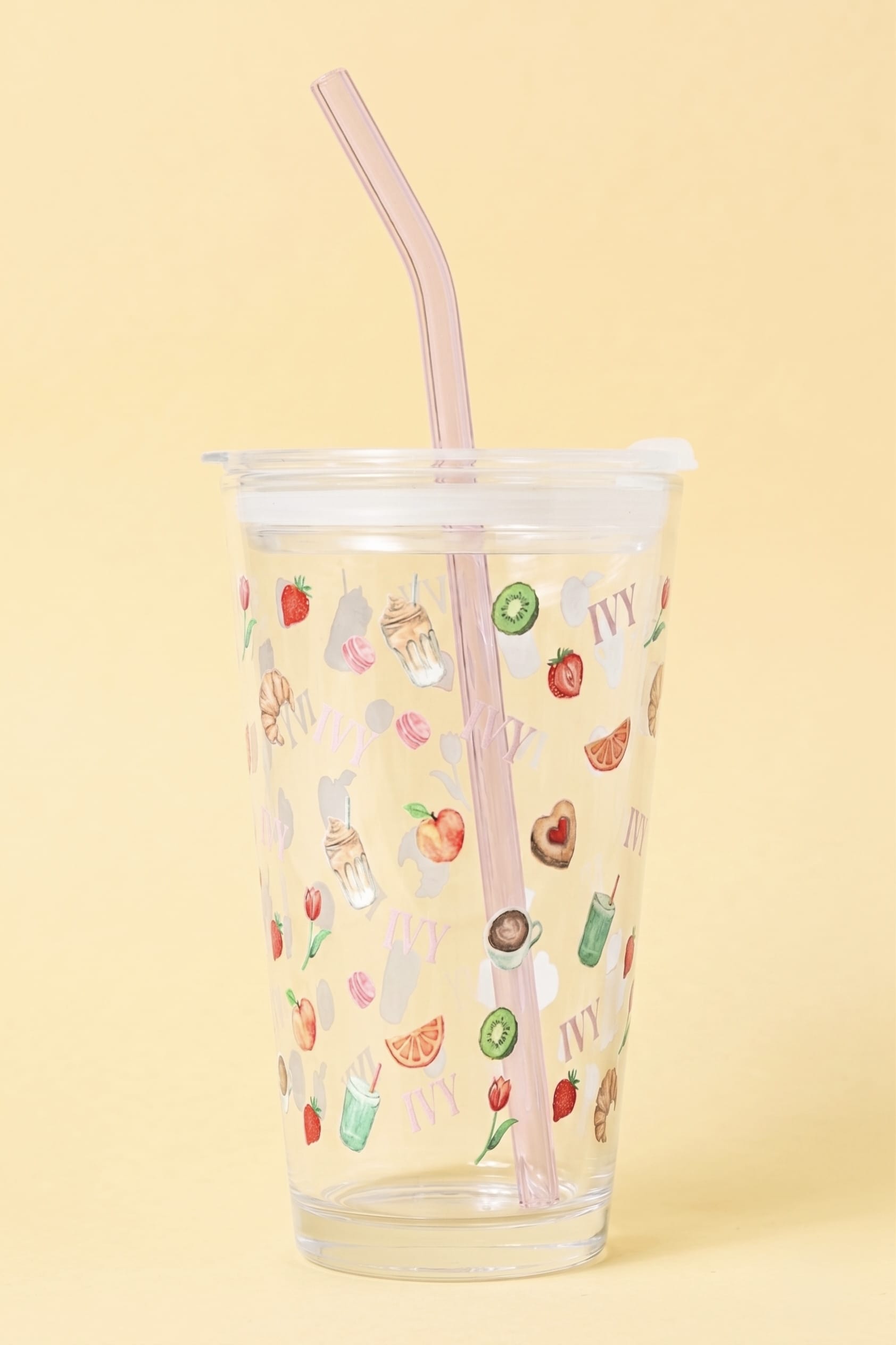 IVY HOME Glassware Spring Tumbler Glass