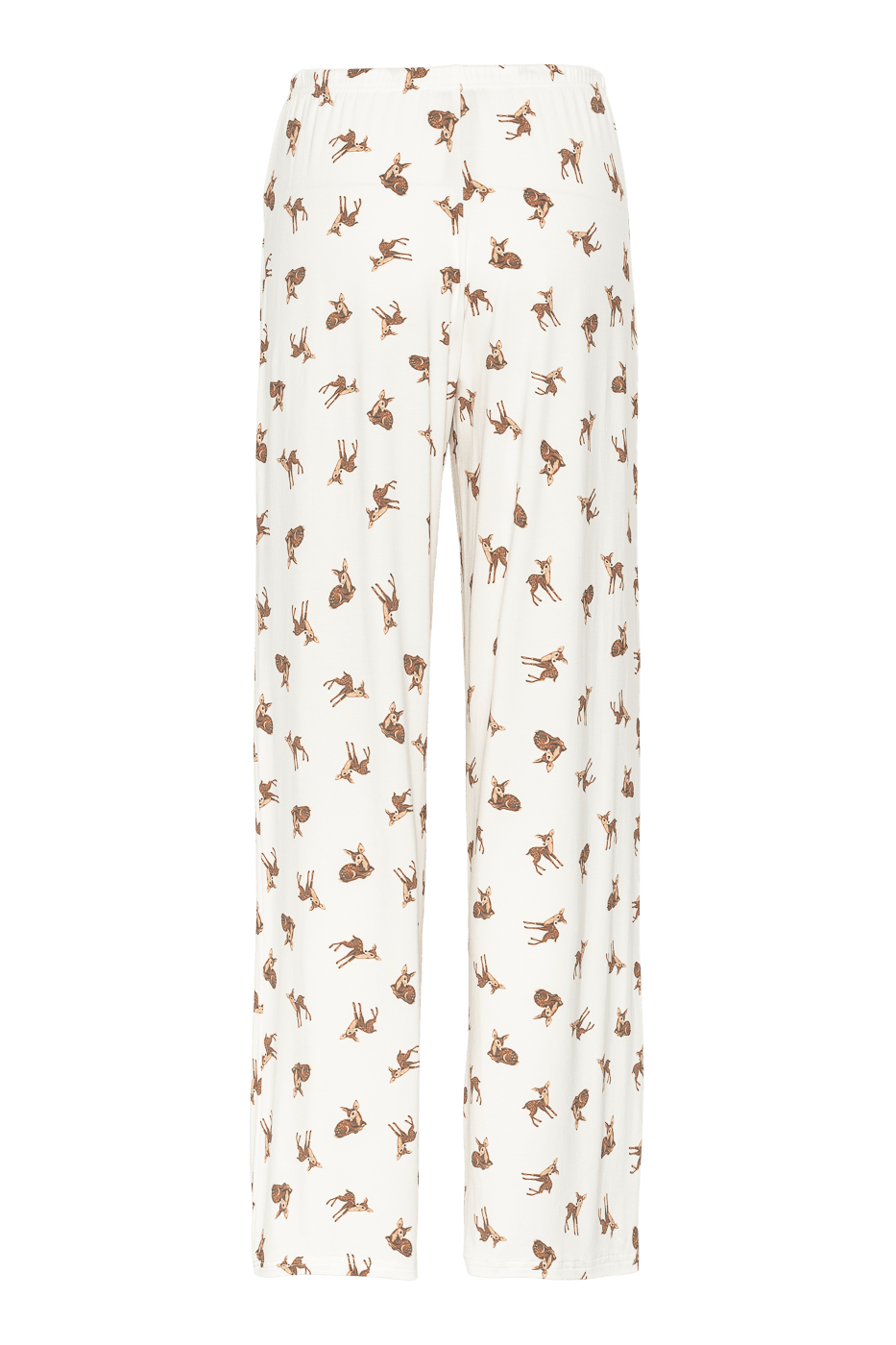 IVY HOME lounge Cloud Lounge PJ Pants - Offwhite w/ Vintage Deer Print