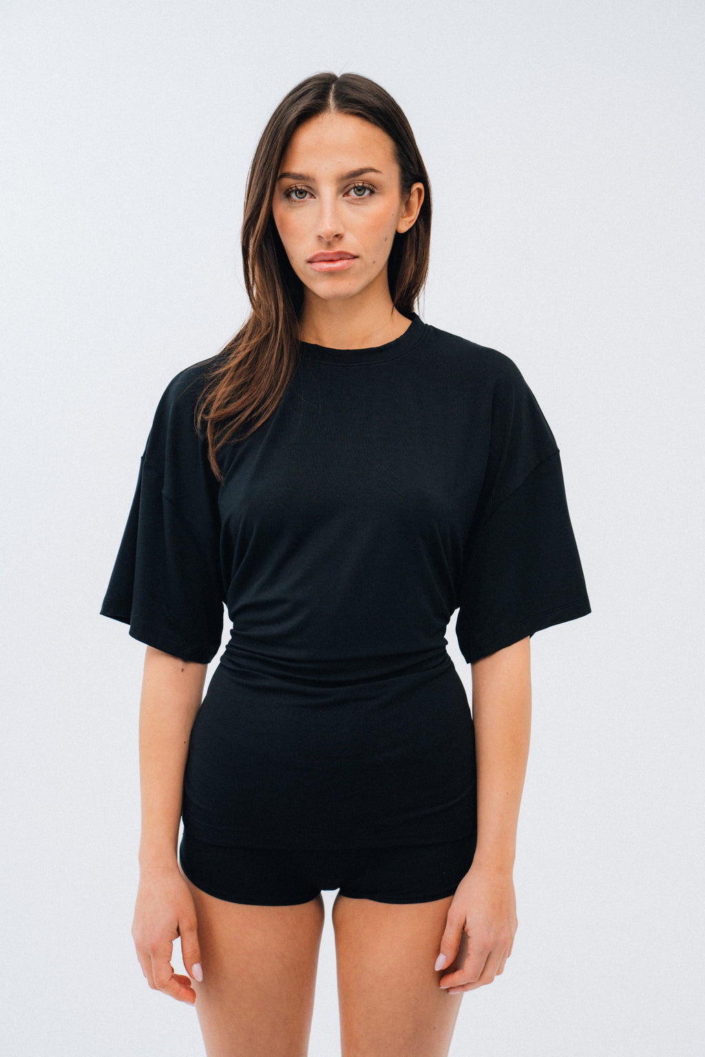 IVY HOME Night and Loungewear Cloud Lounge Multiwear T-shirt - Black