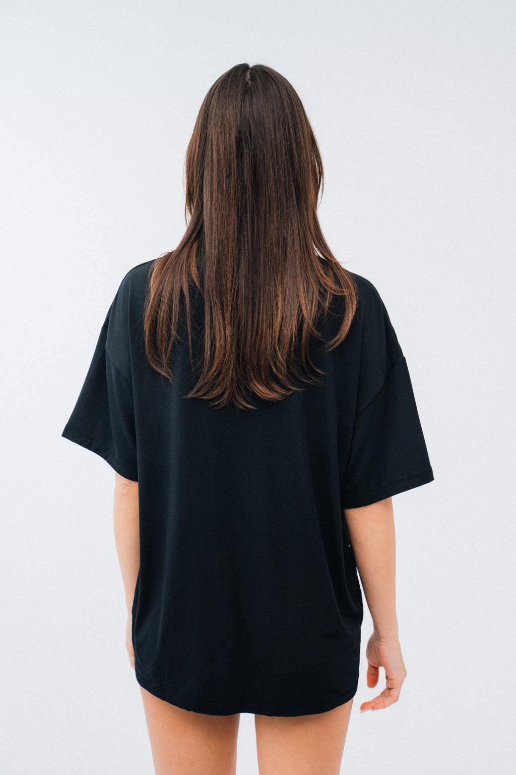 IVY HOME Night and Loungewear Cloud Lounge Multiwear T-shirt - Black