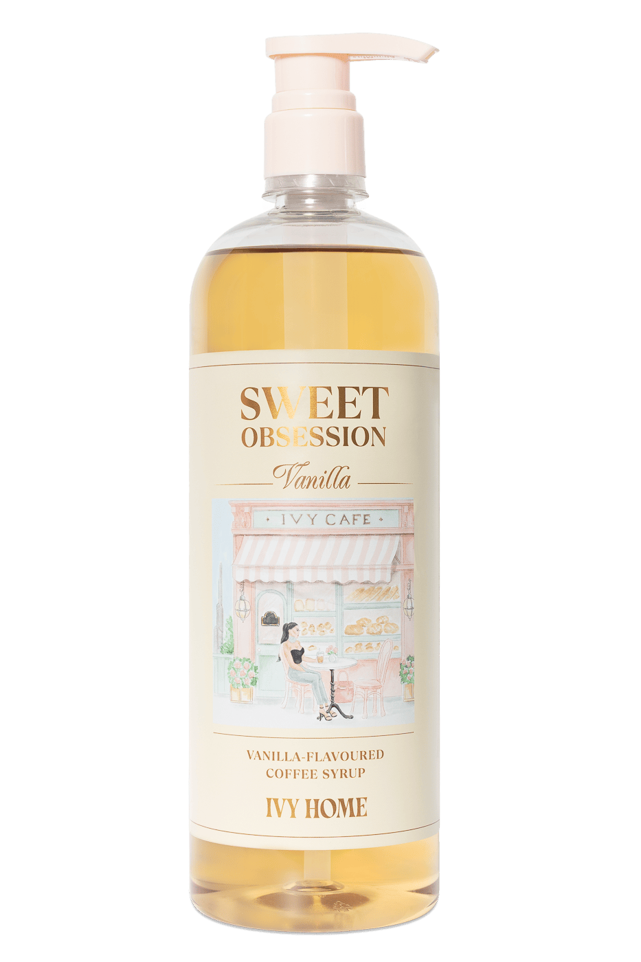 IVY HOME Sweet Obsession Vanilla Coffee Syrup - 1L