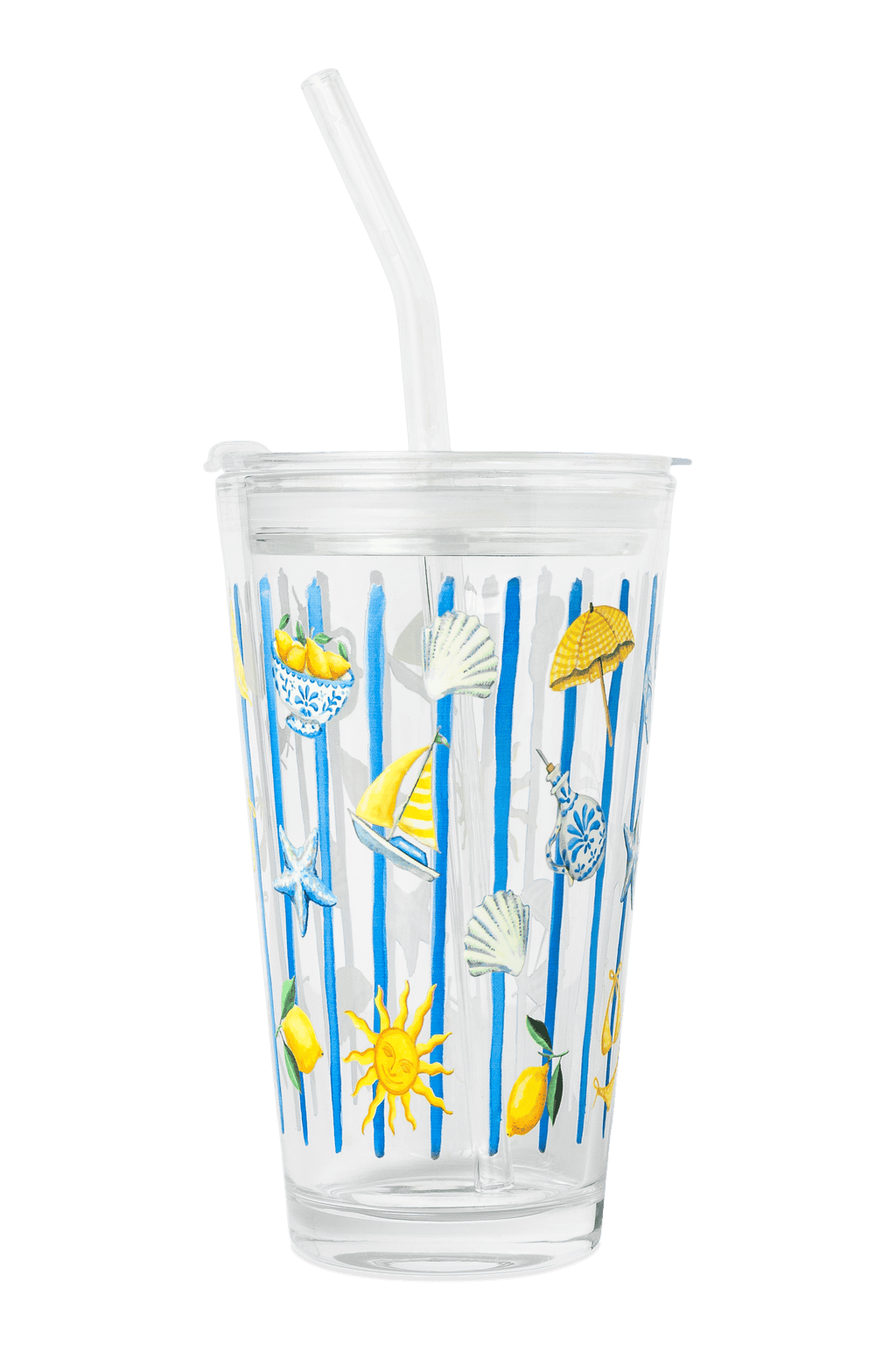 IVY Home Tumbler Onesize, 450ml Positano Tumbler Glass